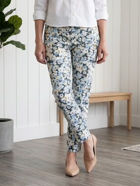 Lisette L Floral Print Pants Size 8